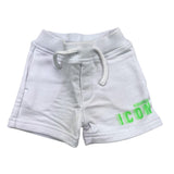 Dsquared2 Bermuda In Solid Color Tracksuit With White Print For Newborn