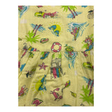 Billieblush Plain Printed Yellow Strapless Shirt For Girls