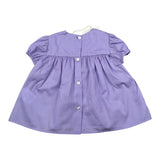Ilfarobimbi Abito Tinta Unita Mezza Manica per Neonata IFN50150 LILLA ILFAROBIMBI 