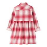 IL GUFO abito modello camicia bicolore con fantasia Bianco/fuxia per Neonata A24VL593W3069N BIANCO/FUXIA IL GUFO 