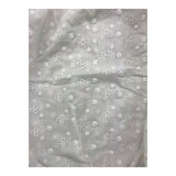 Bamboom+Babies Solid Color Perforated Half Sleeve White Top for Baby Girl