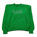 VICOLO maglia girocollo tinta unita con stampa Verde per Bambina 3141W00160XX VERDE VICOLO 