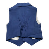 Emanuel Pris Solid Blue Vest For Boys