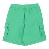 The Owl Bermuda In Solid Green Fleece For Newborn
