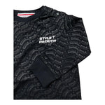 CESARE PACIOTTI shirt girocollo tinta unita con stampa Nero per Bambino TSP5314BJX NERO CESARE PACIOTTI 
