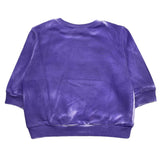 N°21 Solid Color Crewneck Sweatshirt With Contrasting Print Purple For Girls