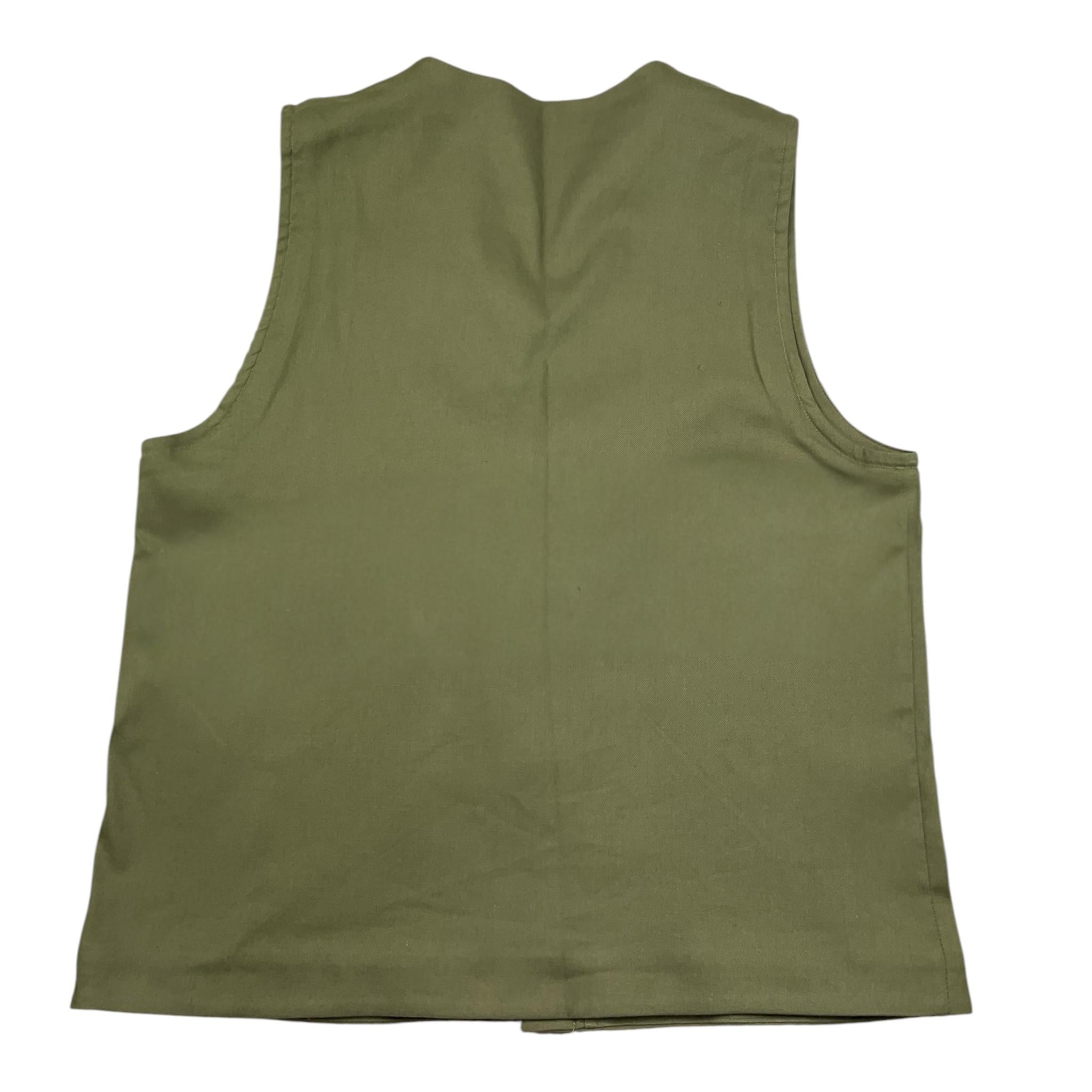 Paolo Pecora Gilet Tinta Unita per Bambino PP3918 VERDE PAOLO PECORA 