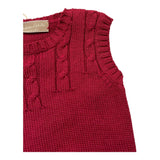 LA STUPENDERIA gilet tinta unita girocollo Rosso per Neonato YCGL21 ROSSO LA STUPENDERIA 