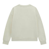 GUESS felpa chiusa girocollo tinta unita con stampa logo Panna per Bambina J4BQ04KAV34 PANNA GUESS 