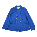 Daniele Alessandrini Single Breasted Cobalt Solid Color Jacket for Boys