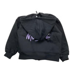 MOUSSE felpa tinta unita con zip e cappuccio Nero per Bambina HKFZ362B NERO MOUSSE 