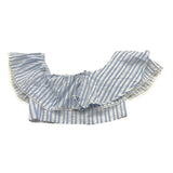 Twinset Top Bicolore con Fantasia A Righe per Bambina 251GJ2471 BIANCO TWINSET 