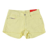Diesel Short tinta unita con Girovita Regolabile Giallo per Bambina J01274 GIALLO DIESEL 