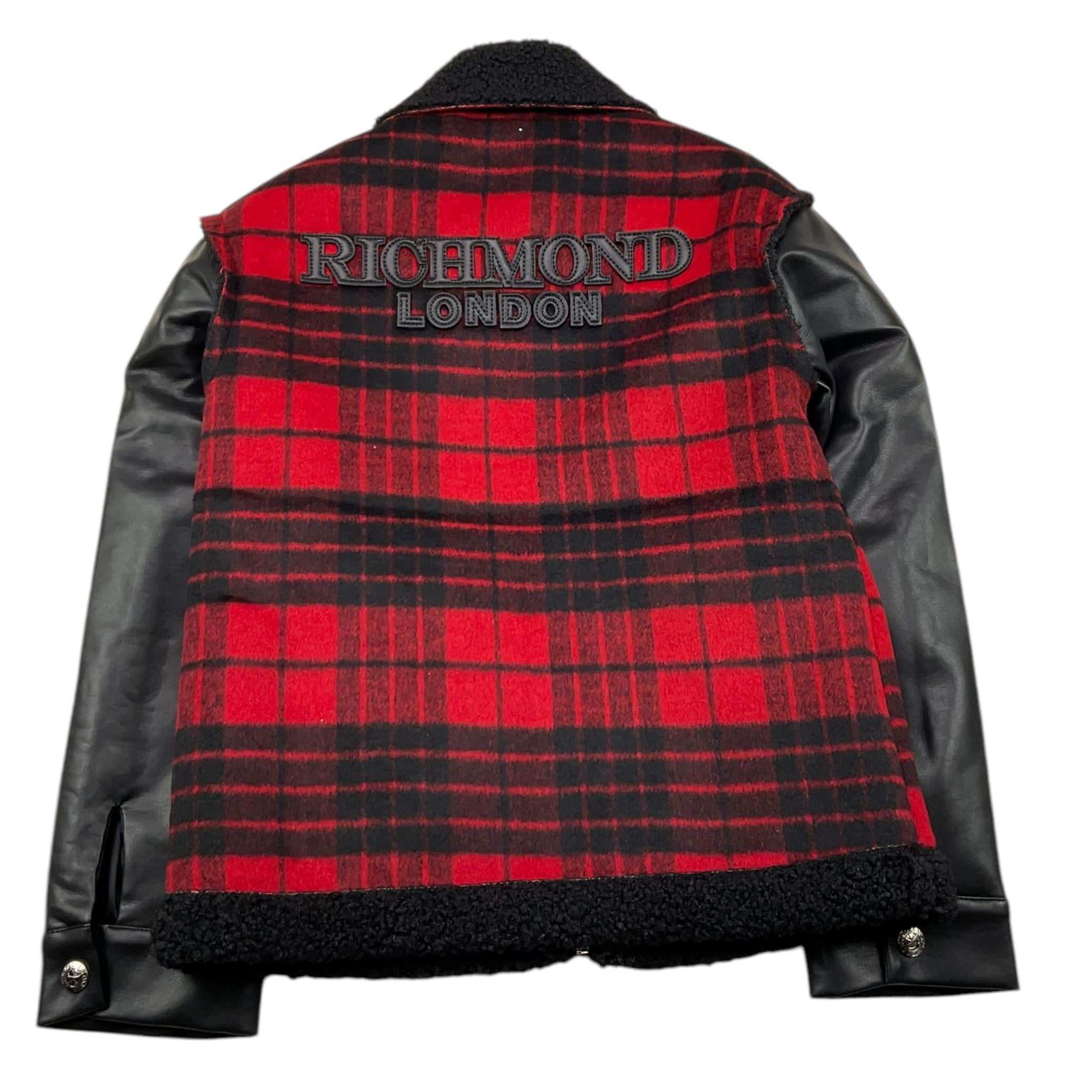 JOHN RICHMOND giubbino con maniche in pelle Rosso/nero per Bambino RBA25167GB ROSSO/NERO JOHN RICHMOND 