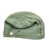 Paz Rodriguez Solid Green Hat For Newborn