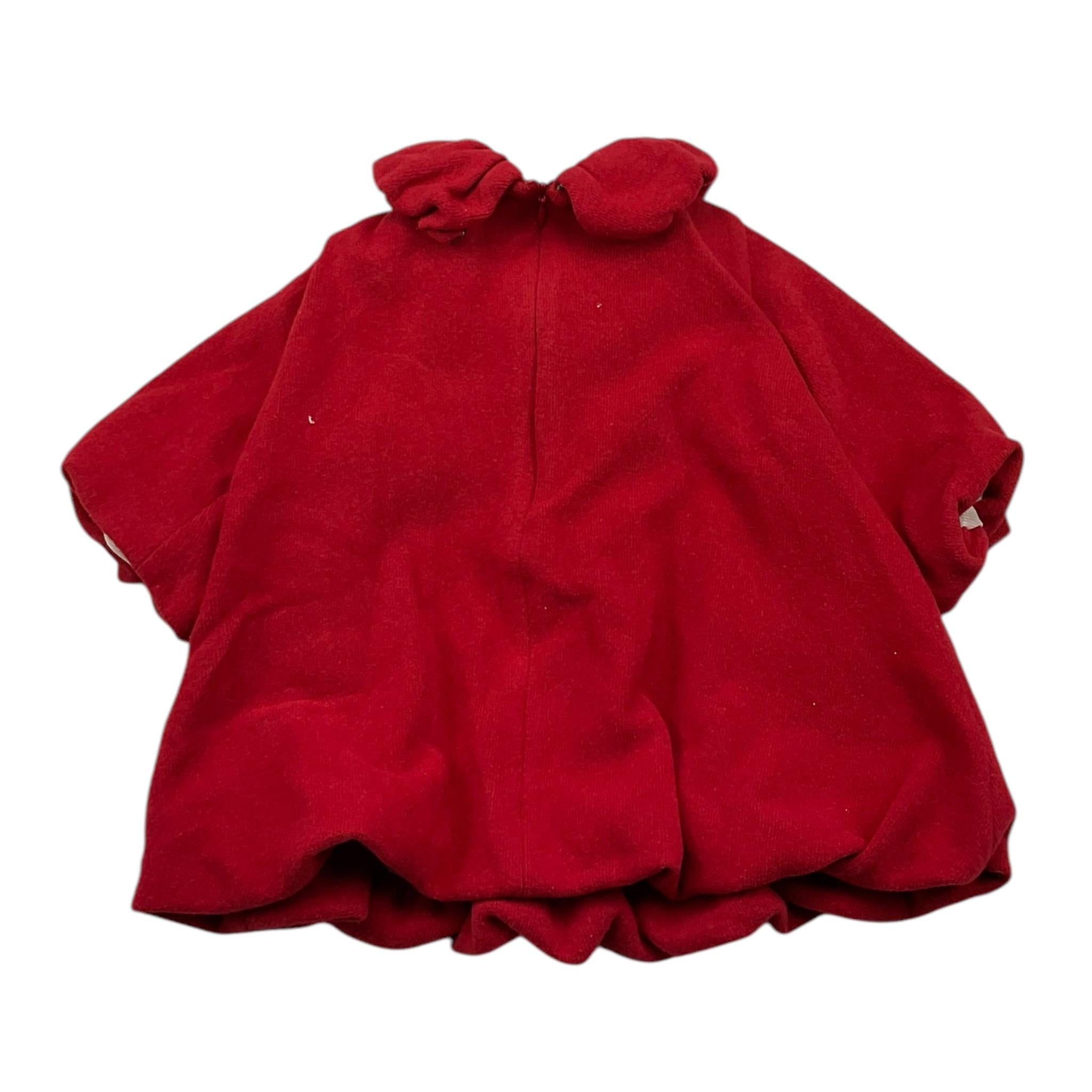LE BEBE' abito manica lunga tinta unita con fiocco in contrasto Rosso per Neonata LBG6197 ROSSO LE BEBE' 