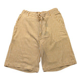 Paolo Pecora Bermuda Solid Color With White Striped Pattern For Boys