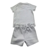 John Richmond Completo 2 Pezzi Canotta-Bermuda Tinta Unita per Neonato RIP26006CJ GRIGIO JOHN RICHMOND 
