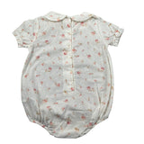 Wedoble Pagliaccetto Mezza Manica Tinta Unita per Neonata V2502716A PANNA WEDOBLE 