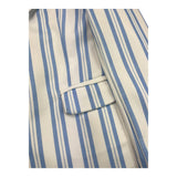 Emperor Naples Jacket Striped Pattern White/Blue For Children