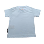 John Richmond T-Shirt Girocollo tinta unita con Stampa Azzurro per Neonato RIP25014TSXXXX AZZURRO JOHN RICHMOND 