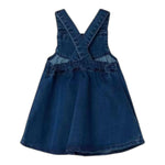 NAME.IT abito in denim tinta unita Blu per Neonata 13238688 BLU NAME.IT 