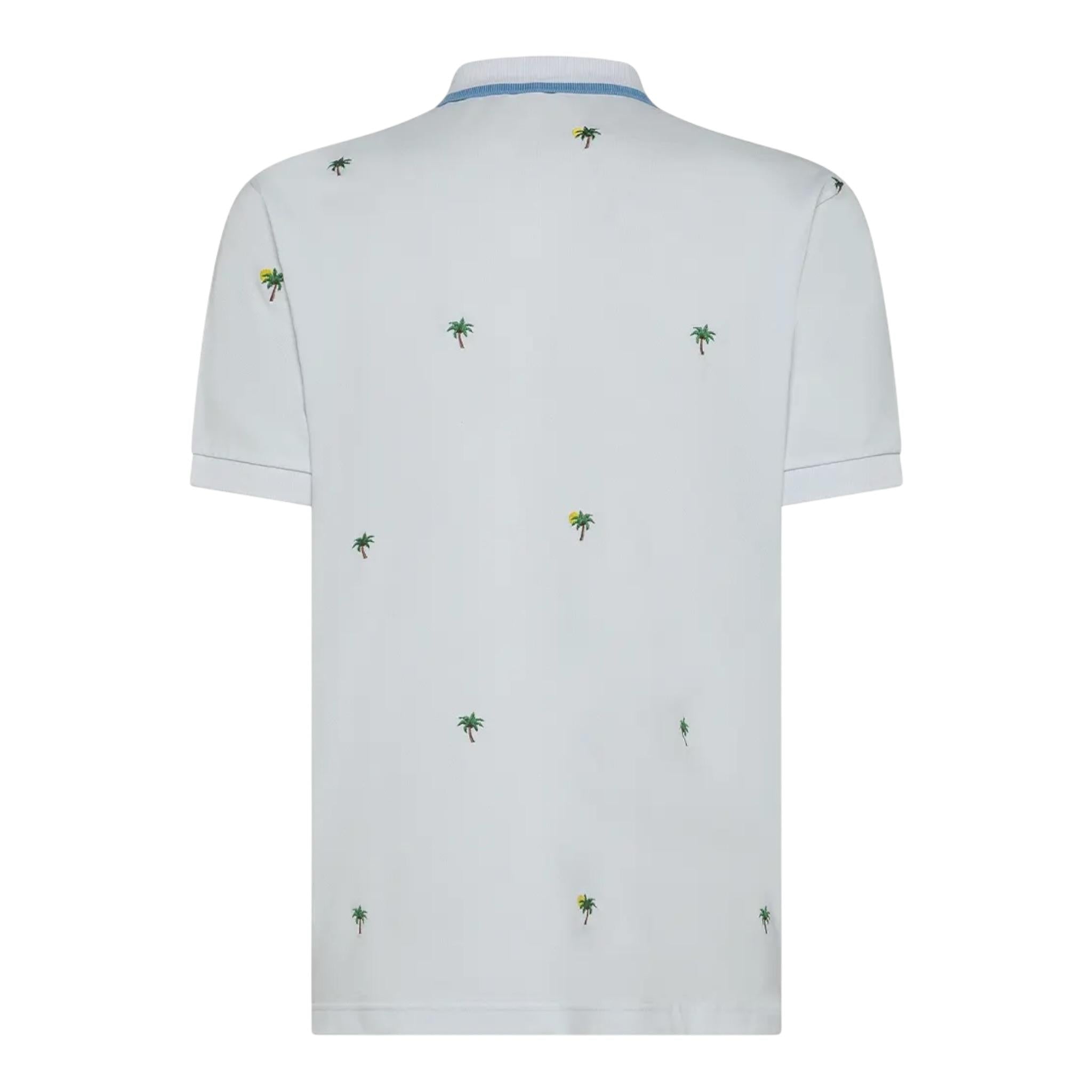 Sun68 Polo Mezza Manica Tinta Unita con Stampa per Bambino A35328X BIANCO SUN68 