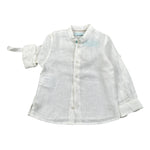 Abel & Lula Camicia tinta unita Manica Lunga Bianco per Neonato 5123 BIANCO ABEL & LULA 