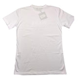 Make T-Shirt Crew Neck Solid Color With Contrast Logo Print White For Newborn