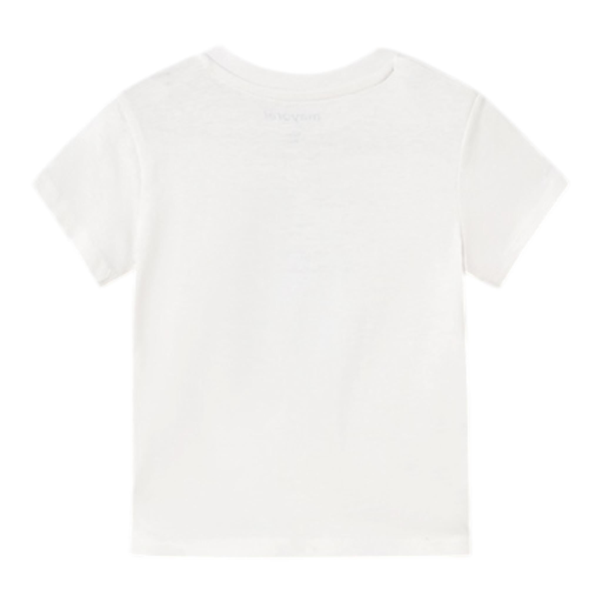 Mayoral T-Shirt Girocollo Tinta Unita con Stampa per Neonato 106 BIANCO MAYORAL 