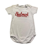 BUTNOT body mezza manica tinta unita con logo Bianco per Neonato B945 BIANCO BUTNOT 