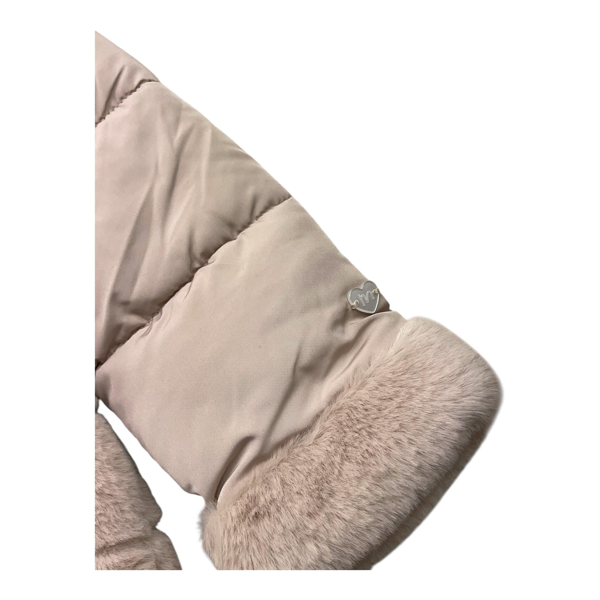 MINI BANDA giubbino tinta unita con zip e cappuccio Beige per Neonata 3A783X BEIGE MINI BANDA 