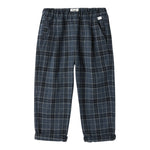 IL GUFO pantalone tinta unita con fantasia a righe Blu per Neonato A24PL291W3067N BLU IL GUFO 