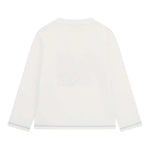 GUESS shirt girocollo tinta unita con stampa Bianco per Neonato N4YI01K8HM4 BIANCO GUESS 