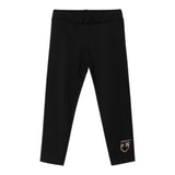 PINKO leggins tinta unita con logo Nero per Bambina FDII NERO PINKO 