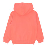Diesel Hooded Sweatshirt Solid Color With Contrast Print Fluorescent Pink For Boys