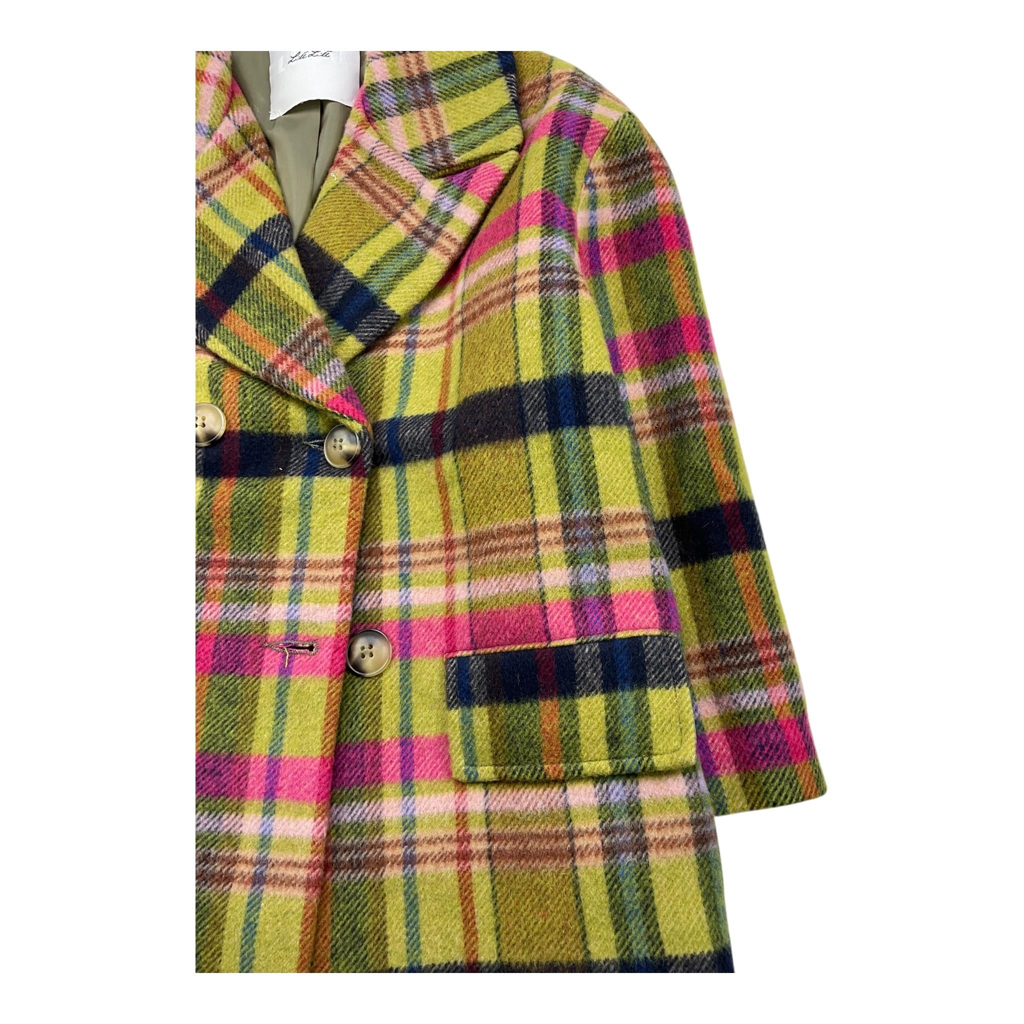 LU LU BY MISS GRANT giacca tinta unita con fantasia a righe Verde per Bambina LL2519 VERDE LU LU BY MISS GRANT 