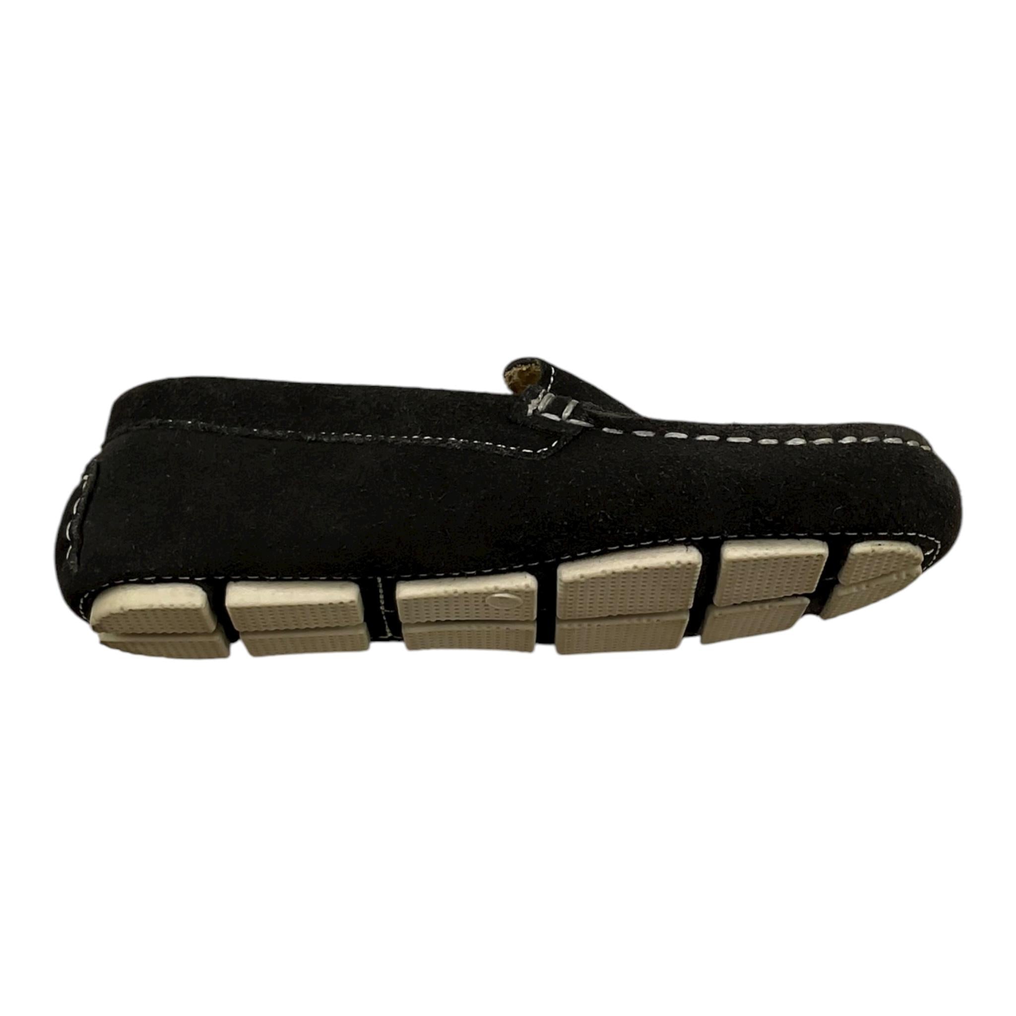 Armani Mocassino Tinta Unita con Profili In Contrasto per Bambina T4501 BLU ARMANI 