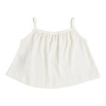 Calvin Klein Top Tinta Unita con Bretelle per Bambina IG0IG02870 PANNA CALVIN KLEIN 
