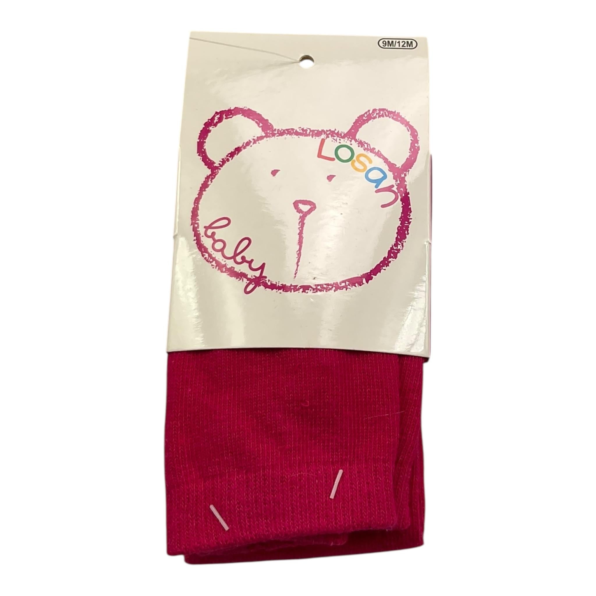 LOSAN calze tinta unita Fuxia per Neonata 5288004 FUXIA LOSAN 
