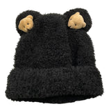 FUN & FUN cappello tinta unita cn orecchie Nero per Bambina FAC00923 NERO FUN & FUN 