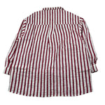 Dou Dou Camicia Tinta Unita con Fantasia A Righe per Bambina DW5P30XXX BIANCO DOU DOU 