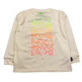 SHOE shirt girocollo tinta unita con maniche in contrasto Panna per Bambino TONY0518 PANNA SHOE 