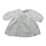 Bamboom+Babies Abito Manica Lunga Tinta Unita In Pizzo Sangallo per Neonata 816 BIANCO BAMBOOM+BABIES 