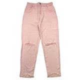 Liu Jo Plain Trousers With Rips And Adjustable Waistband Pink For Girls