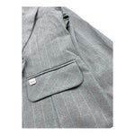 MANILA GRACE giacca tinta unita con fantasia a righe e cappuccio Grigio per Bambina MFJF24J128X GRIGIO MANILA GRACE 