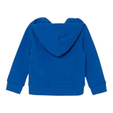 GUESS felpa con zip e cappuccio tinta unita cn logo Cobalto per Neonato N4YQ00KA6R3X COBALTO GUESS 