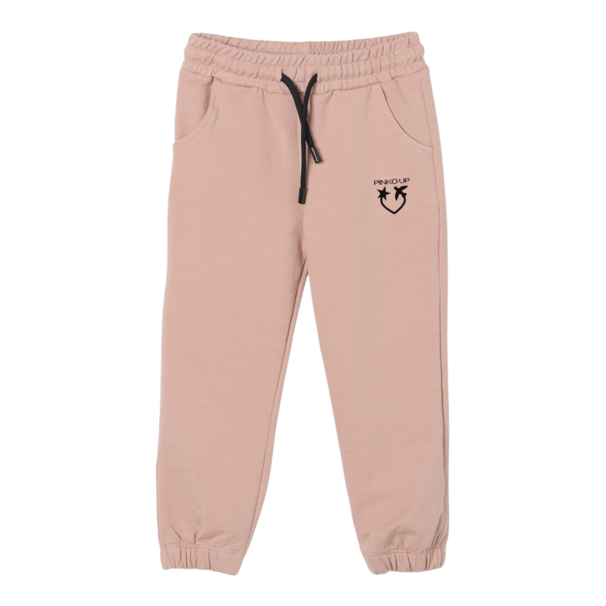 PINKO pantalone modello tuta tinta unita con logo Rosa per Bambina F4PIBGP184 ROSA PINKO 