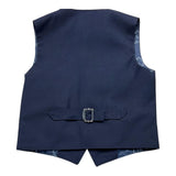 Daniele Alessandrini Solid Color Vest With Blue Buttons For Newborn