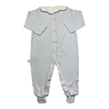 Baby Gi Long Sleeve Onesie Solid Color Blue For Newborn
